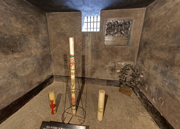 Celda donde murió el padre Maximiliano Kolbe